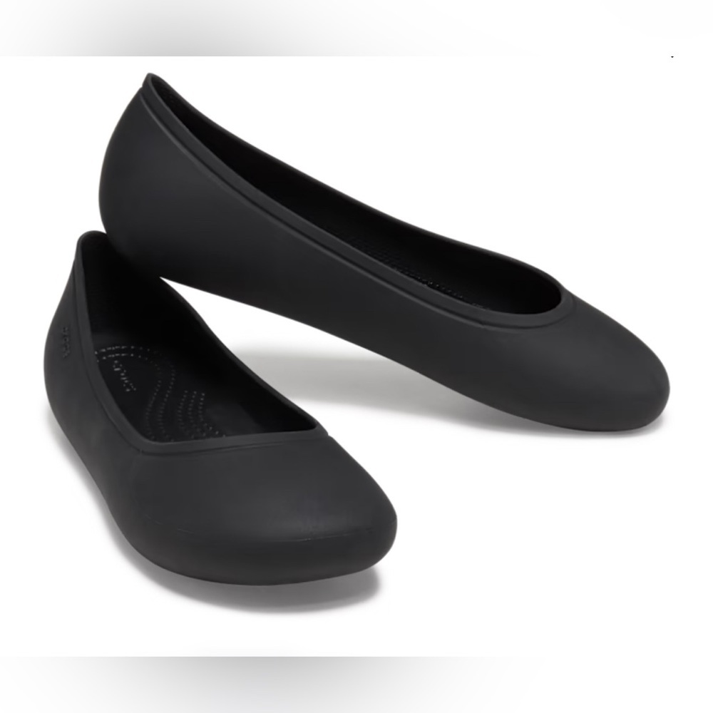 CROCS Black Flats